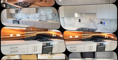 Stunning "Kitchen Backsplash Ideas" photos, design, concepts ideas and more. Top trends; slate, marble, glass, white, gray or black backsplash design ideas.