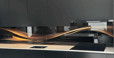 Our printed kitchen splashbacks are made from 6mm Toughened Safety Glass, guaranteeing exceptional quality and durability