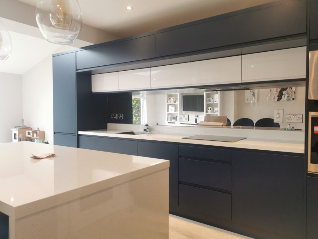 mirror splashback kitchen ireland